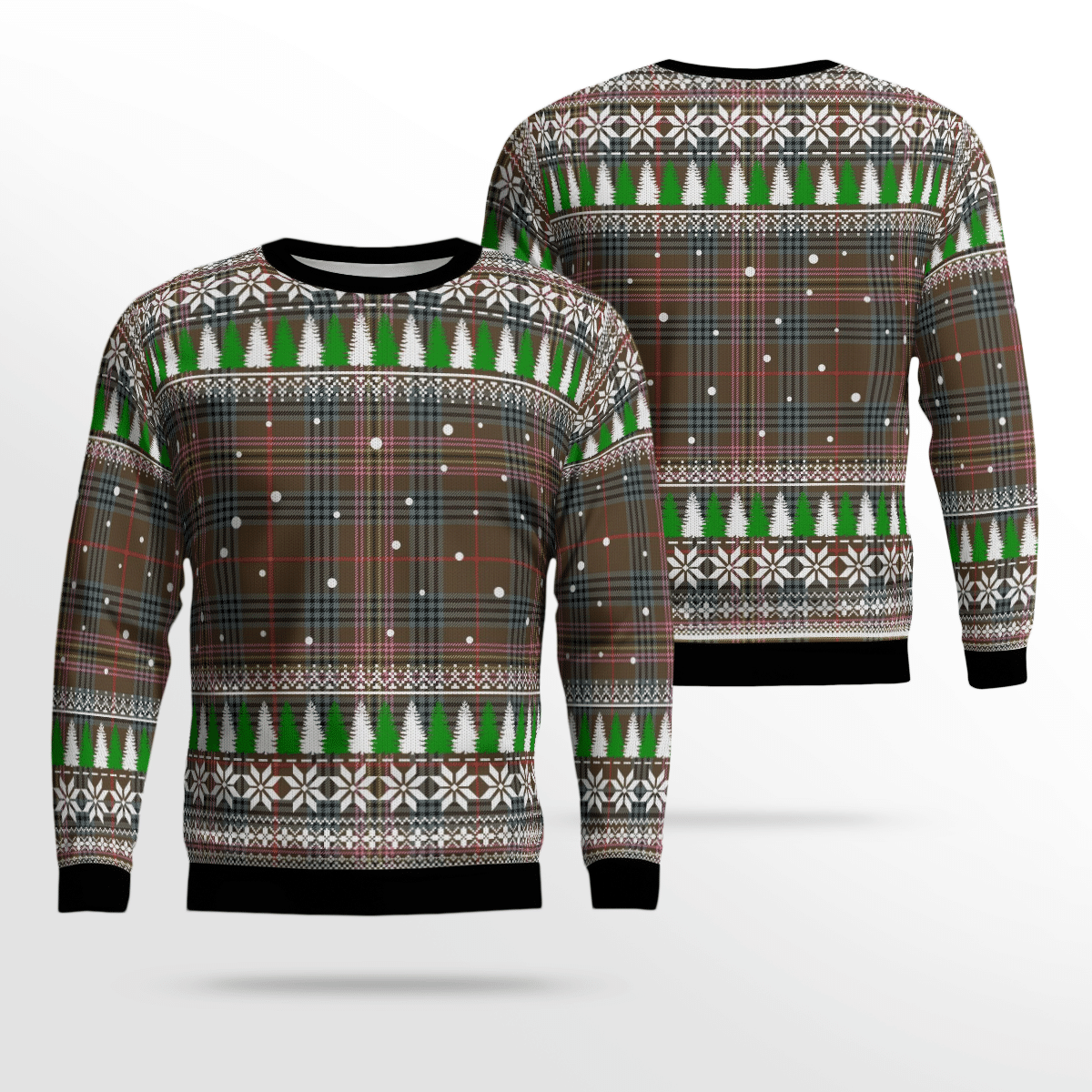 Clan Kennedy Weathered Tartan Christmas Ugly Sweater SM11 Kennedy Weathered Tartan Tartan Ugly Sweater   