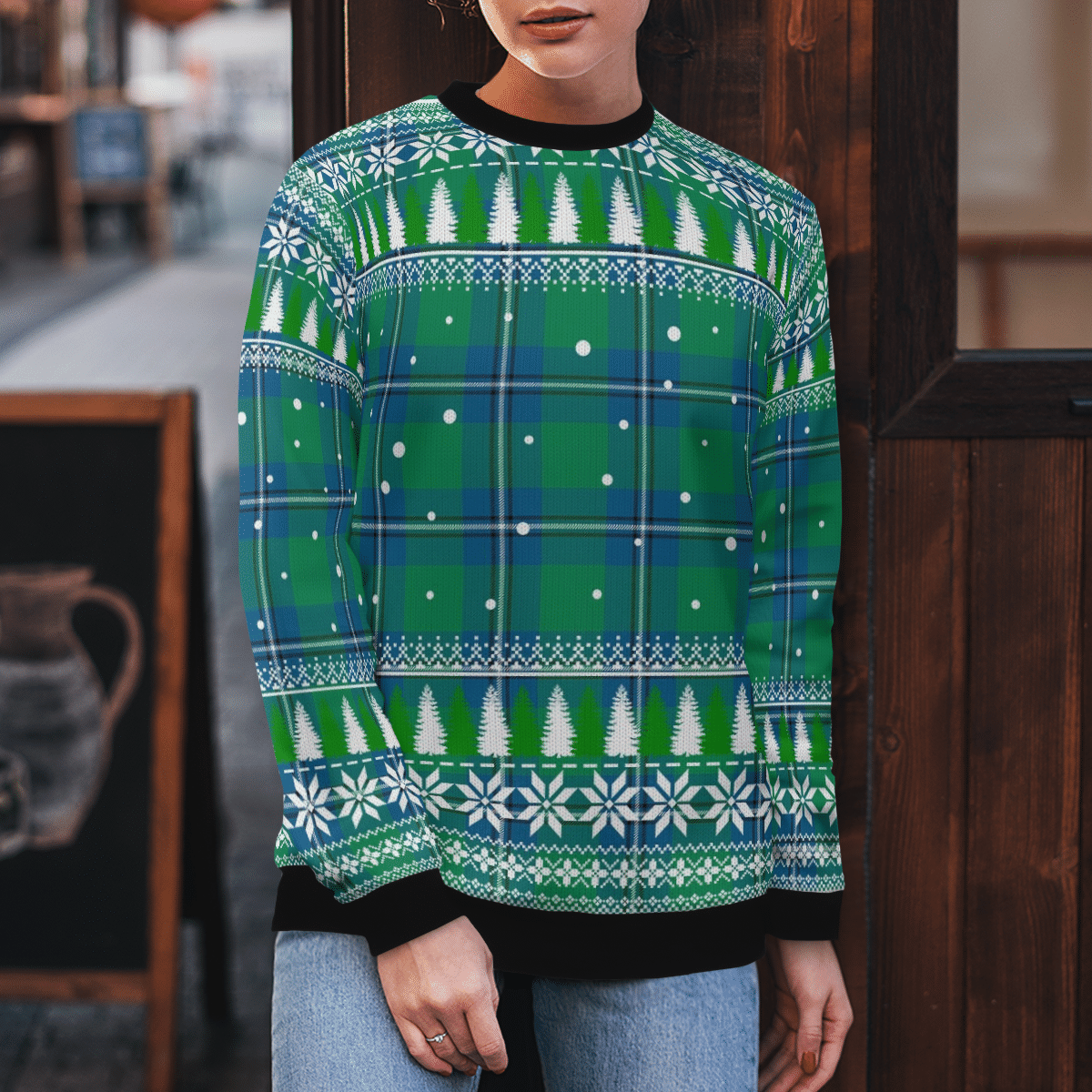 Clan Irvine Ancient Tartan Christmas Ugly Sweater OO57 Irvine Ancient Tartan Tartan Ugly Sweater   