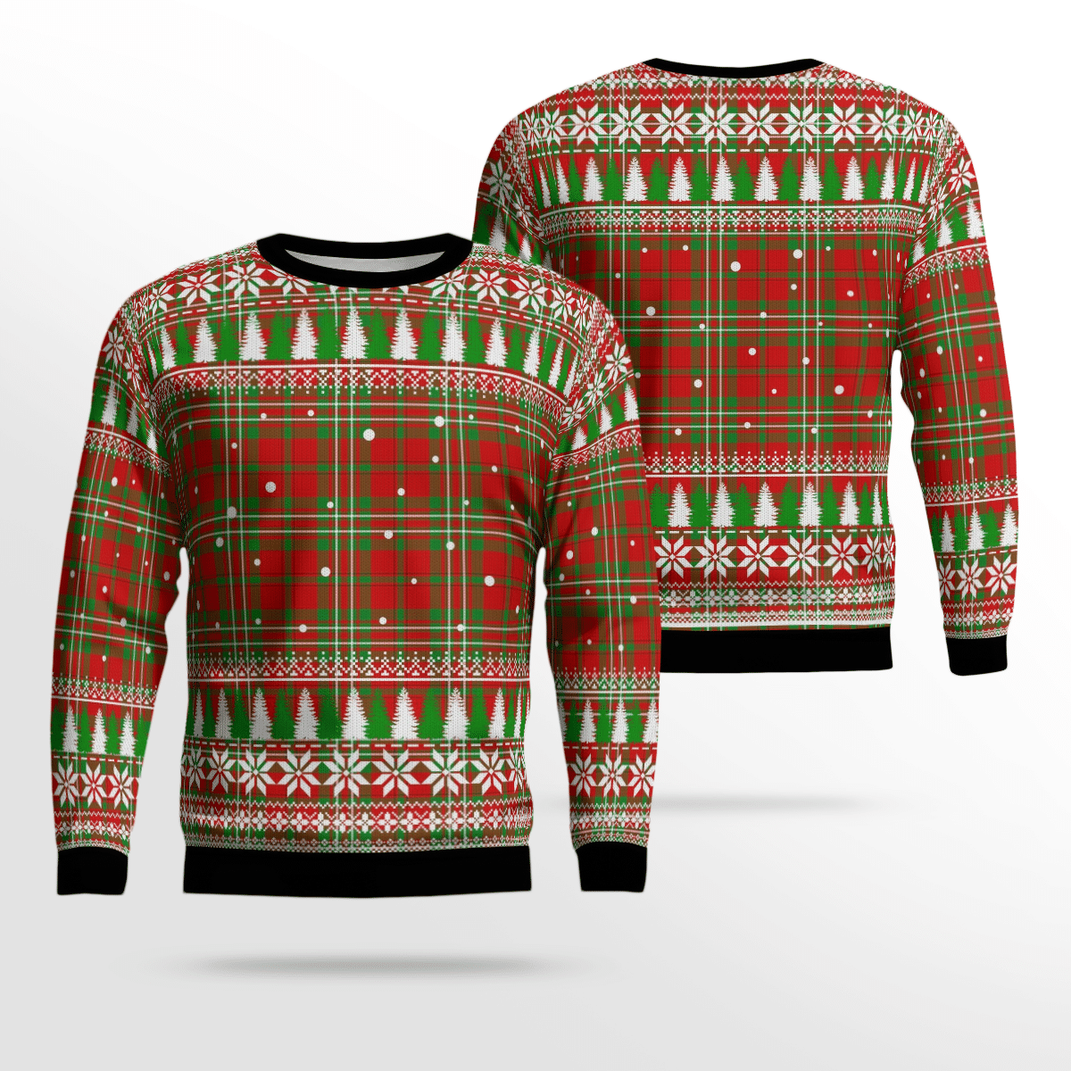 Clan Langlands Tartan Christmas Ugly Sweater LT56 Langlands Tartan Tartan Ugly Sweater   