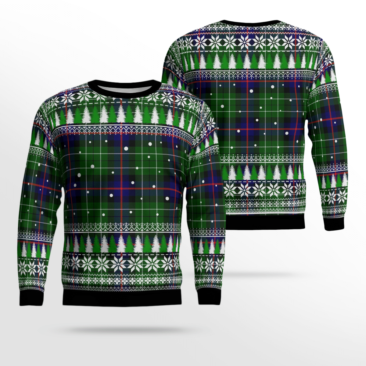 Clan Leslie Hunting Tartan Christmas Ugly Sweater YS79 Leslie Hunting Tartan Tartan Ugly Sweater   