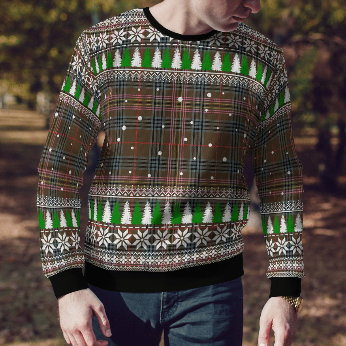 Clan Kennedy Weathered Tartan Christmas Ugly Sweater SM11 Kennedy Weathered Tartan Tartan Ugly Sweater   