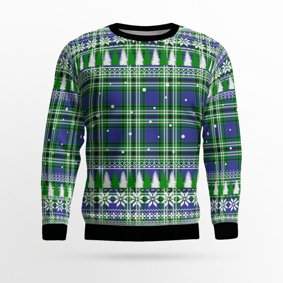 Clan Learmonth Tartan Christmas Ugly Sweater II60 Learmonth Tartan Tartan Ugly Sweater   