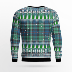 Clan Leslie Hunting Ancient Tartan Christmas Ugly Sweater WS39 Leslie Hunting Ancient Tartan Tartan Ugly Sweater   