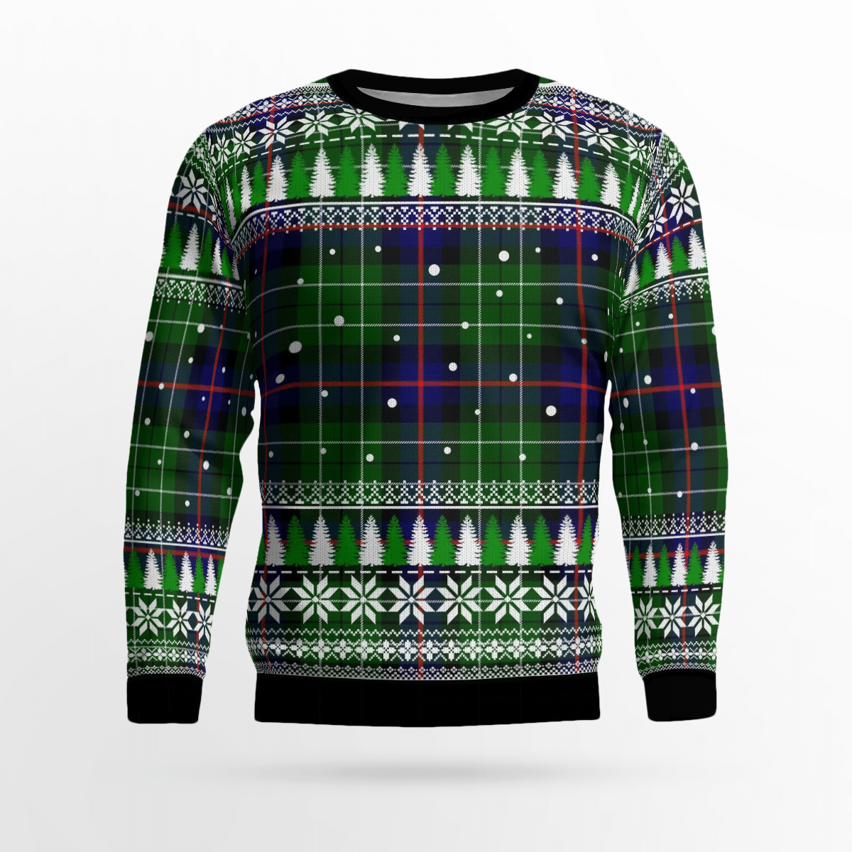 Clan Leslie Hunting Tartan Christmas Ugly Sweater YS79 Leslie Hunting Tartan Tartan Ugly Sweater   