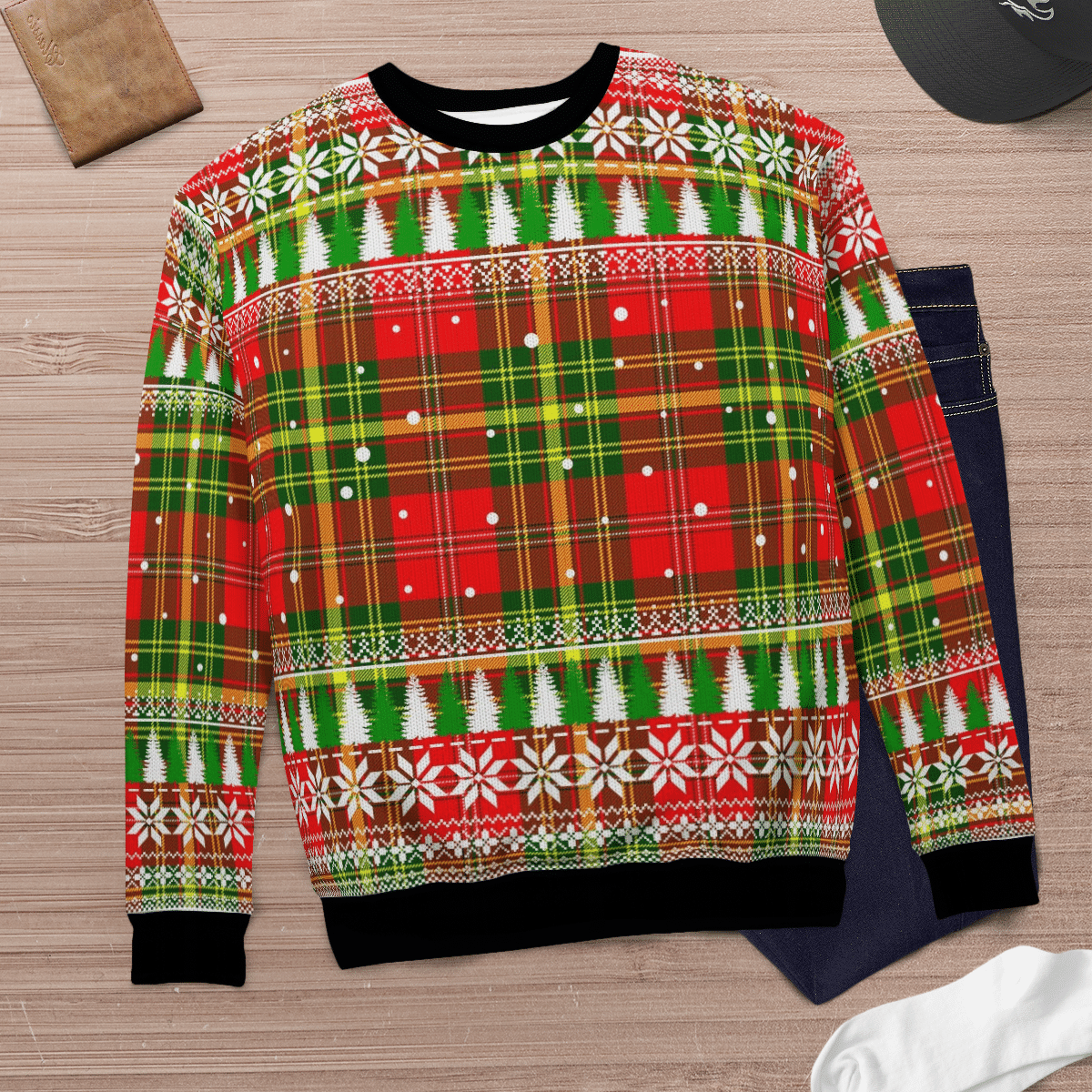 Clan Leask Tartan Christmas Ugly Sweater GI99 Leask Tartan Tartan Ugly Sweater   