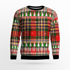 Clan MacGill Modern Tartan Christmas Ugly Sweater PF95 MacGill Modern Tartan Tartan Ugly Sweater   