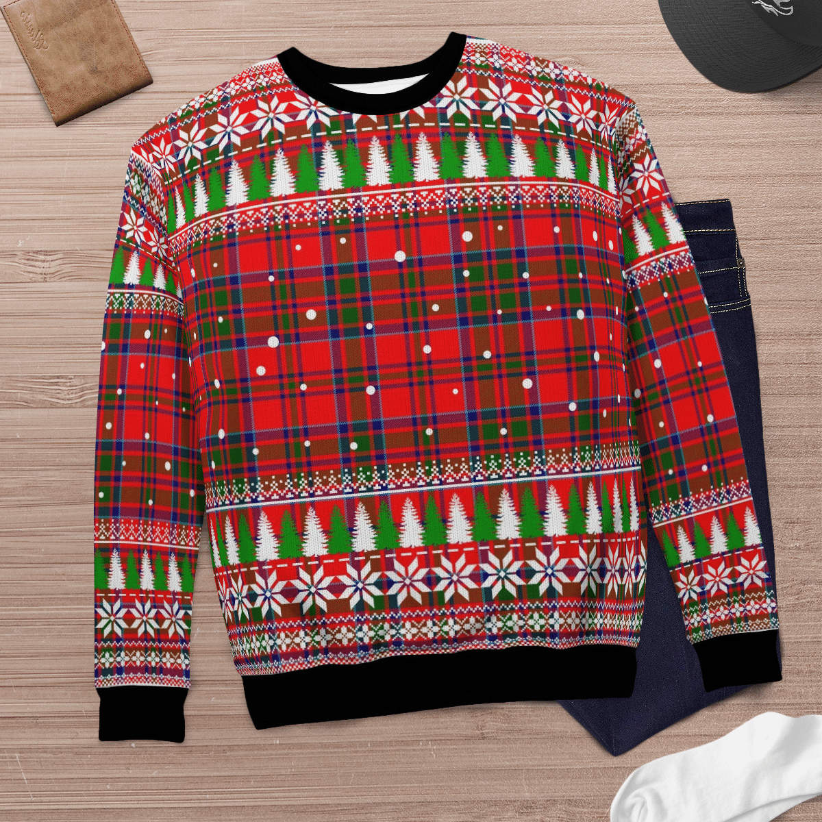 Clan MacKillop Tartan Christmas Ugly Sweater ZZ75 MacKillop Tartan Tartan Ugly Sweater   