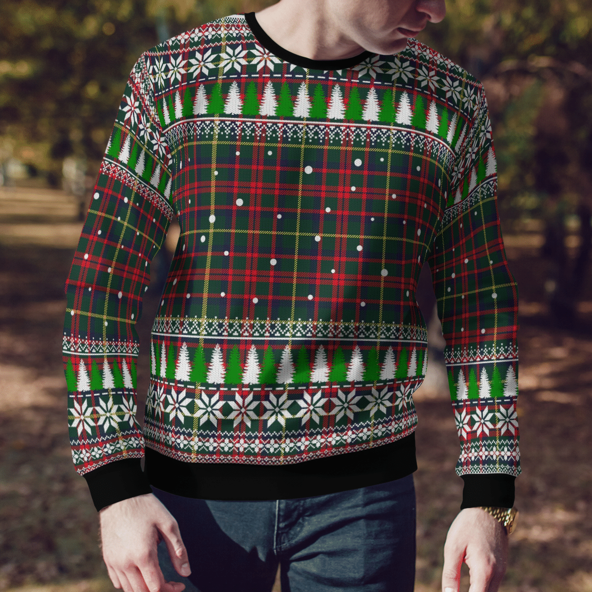 Clan MacKintosh Hunting Modern Tartan Christmas Ugly Sweater DM78 MacKintosh Hunting Modern Tartan Tartan Ugly Sweater   