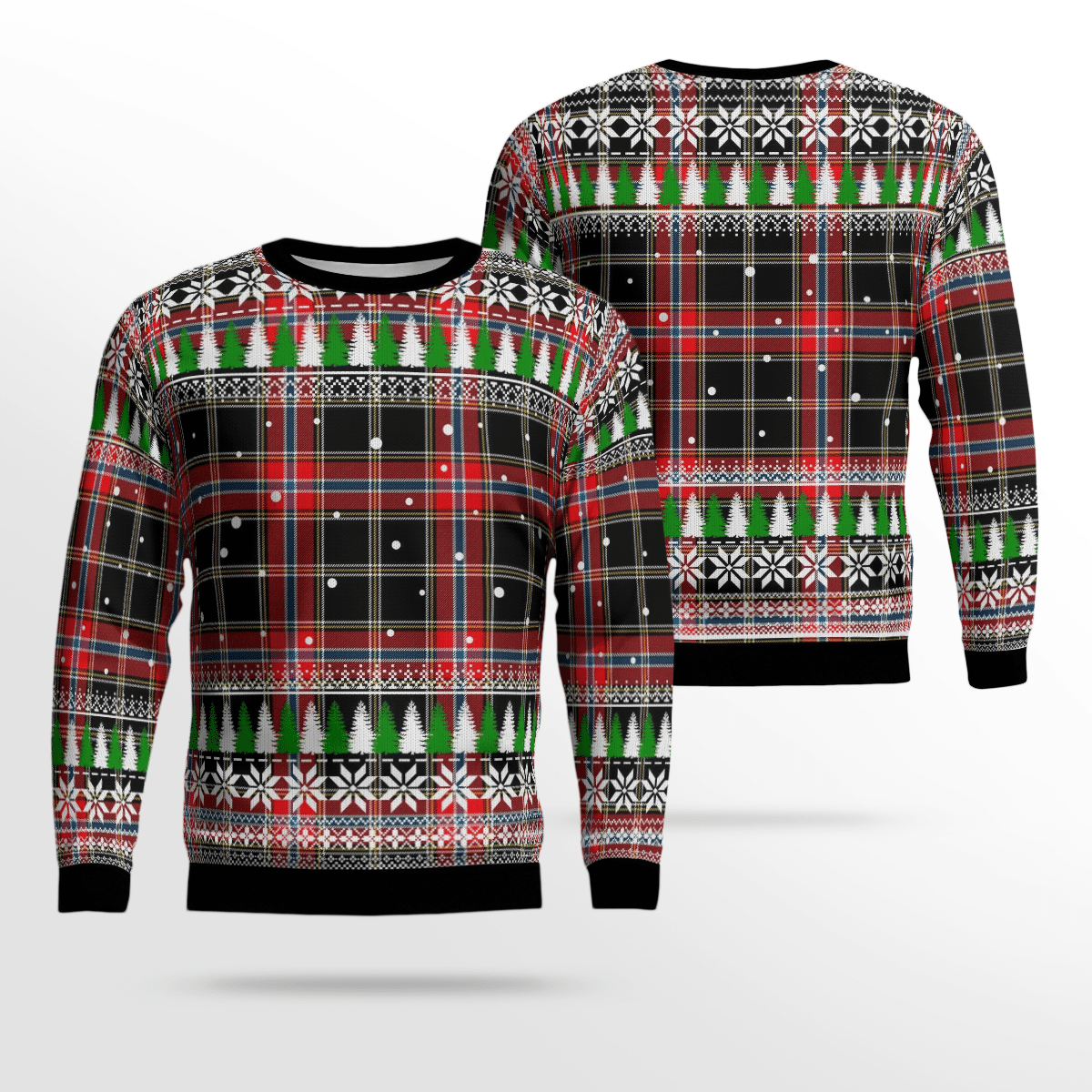 Clan Norwegian Night Tartan Christmas Ugly Sweater KI98 Norwegian Night Tartan Tartan Ugly Sweater   