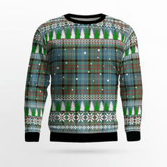 Clan Paisley District Tartan Christmas Ugly Sweater ET82 Paisley District Tartan Tartan Ugly Sweater   