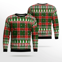 Clan Pollock Modern Tartan Christmas Ugly Sweater NM71 Pollock Modern Tartan Tartan Ugly Sweater   