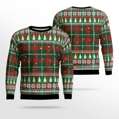 Clan Prince of Wales Tartan Christmas Ugly Sweater DE55 Prince of Wales Tartan Tartan Ugly Sweater   