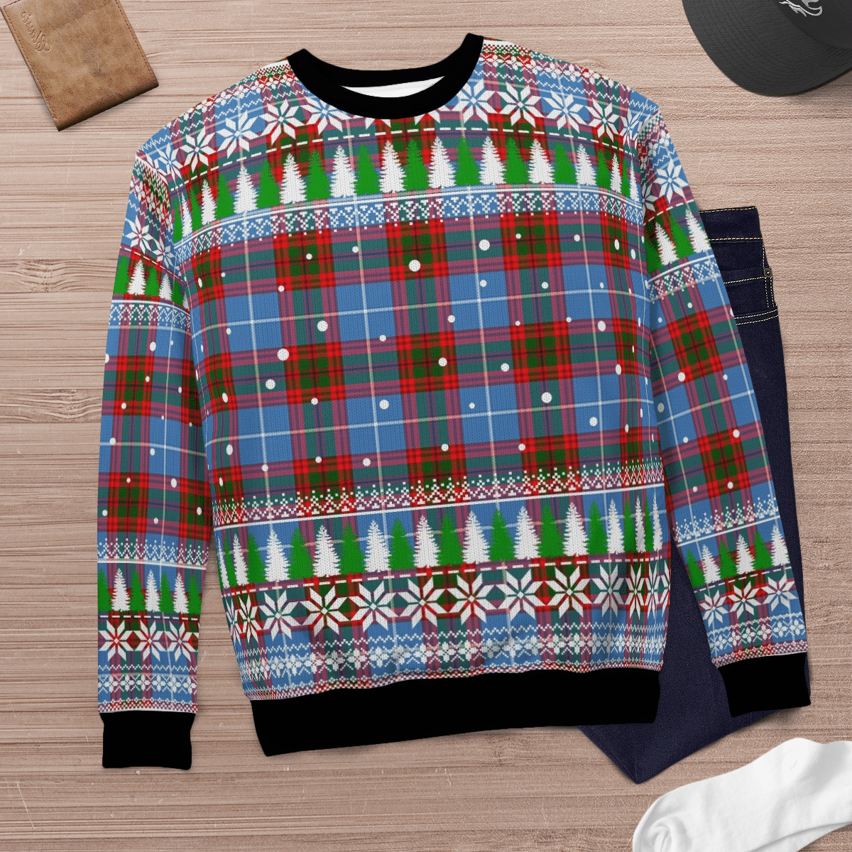 Clan Preston (Edinburgh) Tartan Christmas Ugly Sweater KS72 Preston (Edinburgh) Tartan Tartan Ugly Sweater   