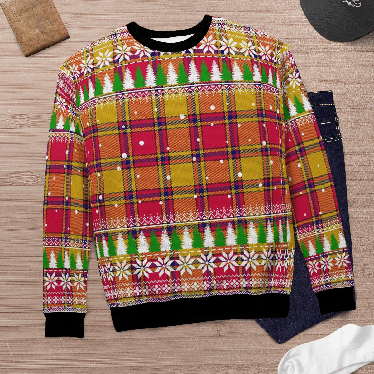 Clan Scrymgeour Tartan Christmas Ugly Sweater DL78 Scrymgeour Tartan Tartan Ugly Sweater   