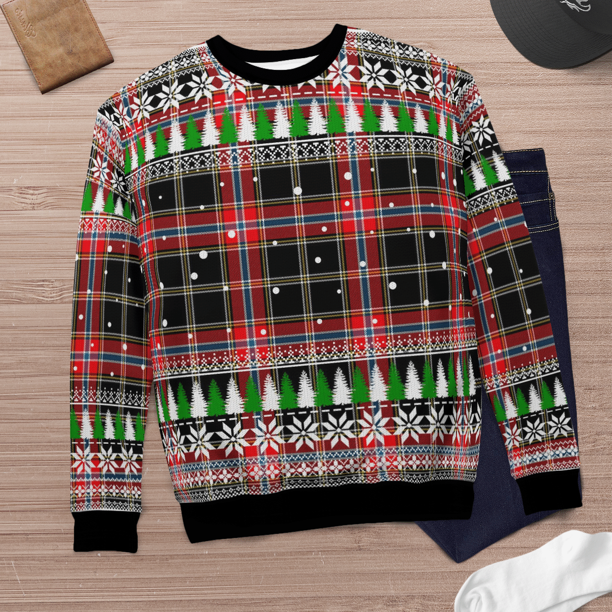 Clan Norwegian Night Tartan Christmas Ugly Sweater KI98 Norwegian Night Tartan Tartan Ugly Sweater   