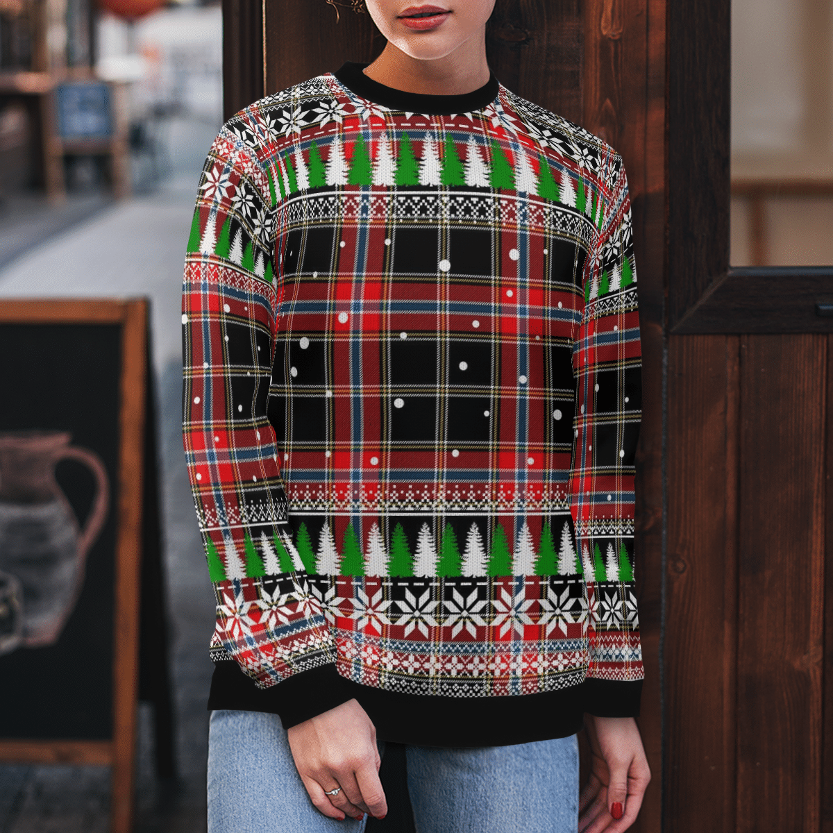 Clan Norwegian Night Tartan Christmas Ugly Sweater KI98 Norwegian Night Tartan Tartan Ugly Sweater   