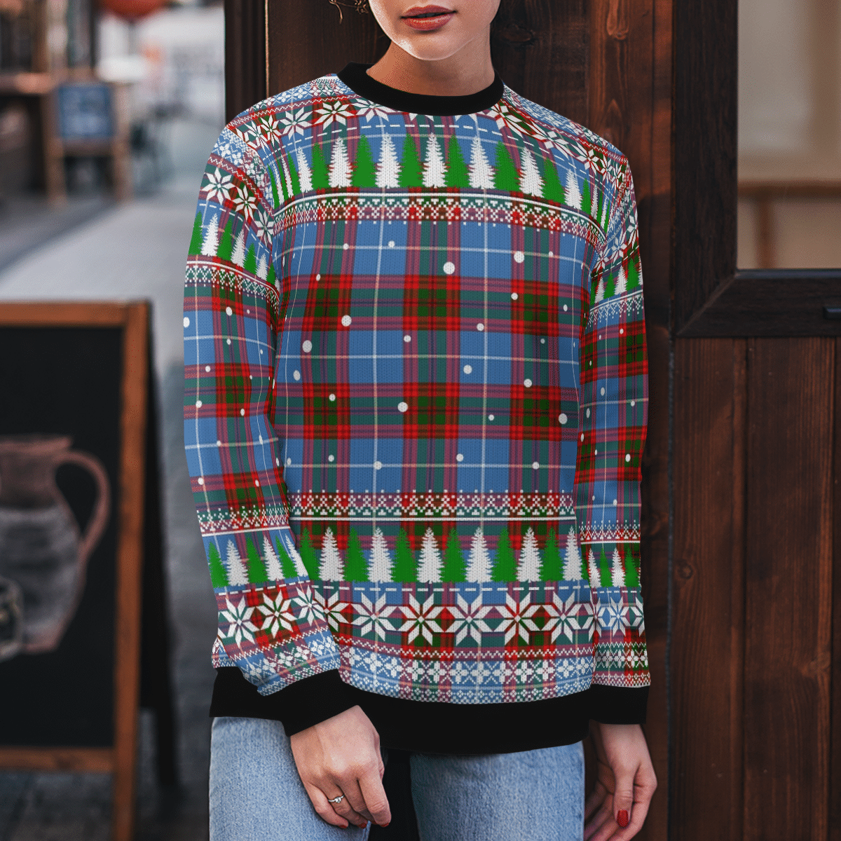 Clan Pennycook (Edinburgh) Tartan Christmas Ugly Sweater UQ74 Pennycook (Edinburgh) Tartan Tartan Ugly Sweater   