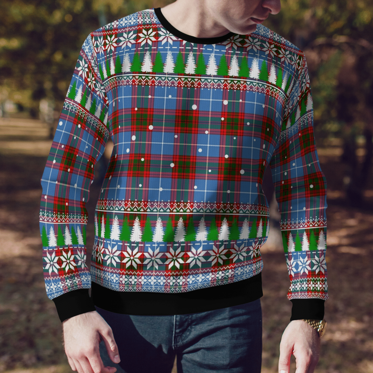 Clan Pennycook (Edinburgh) Tartan Christmas Ugly Sweater UQ74 Pennycook (Edinburgh) Tartan Tartan Ugly Sweater   