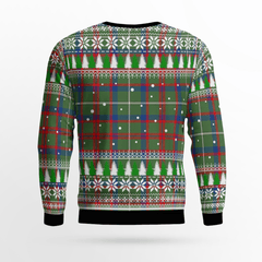 Clan Shaw Green Modern Tartan Christmas Ugly Sweater YS25 Shaw Green Modern Tartan Tartan Ugly Sweater   