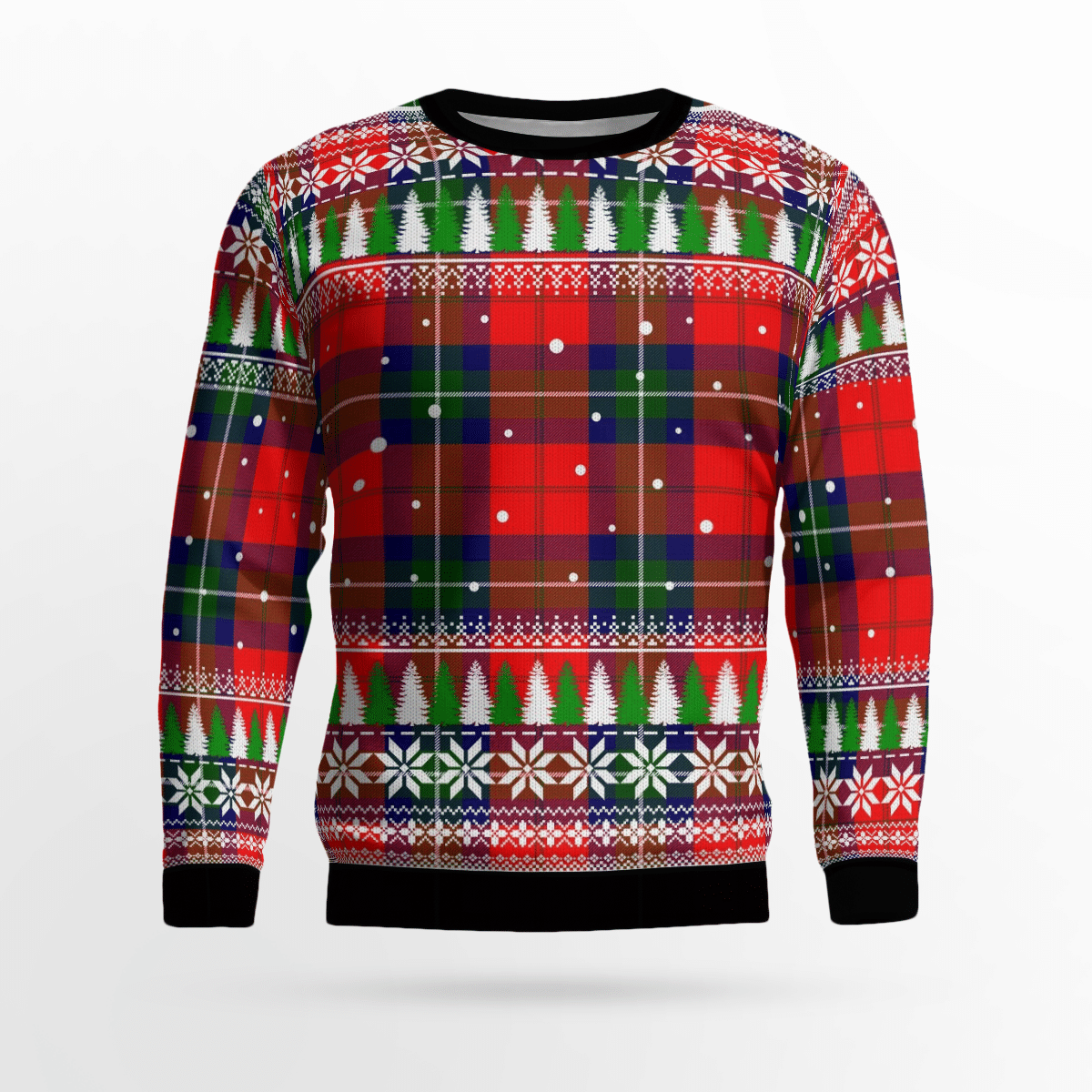 Clan Ruthven Modern Tartan Christmas Ugly Sweater CR13 Ruthven Modern Tartan Tartan Ugly Sweater   