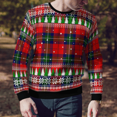 Clan Ruthven Modern Tartan Christmas Ugly Sweater CR13 Ruthven Modern Tartan Tartan Ugly Sweater   