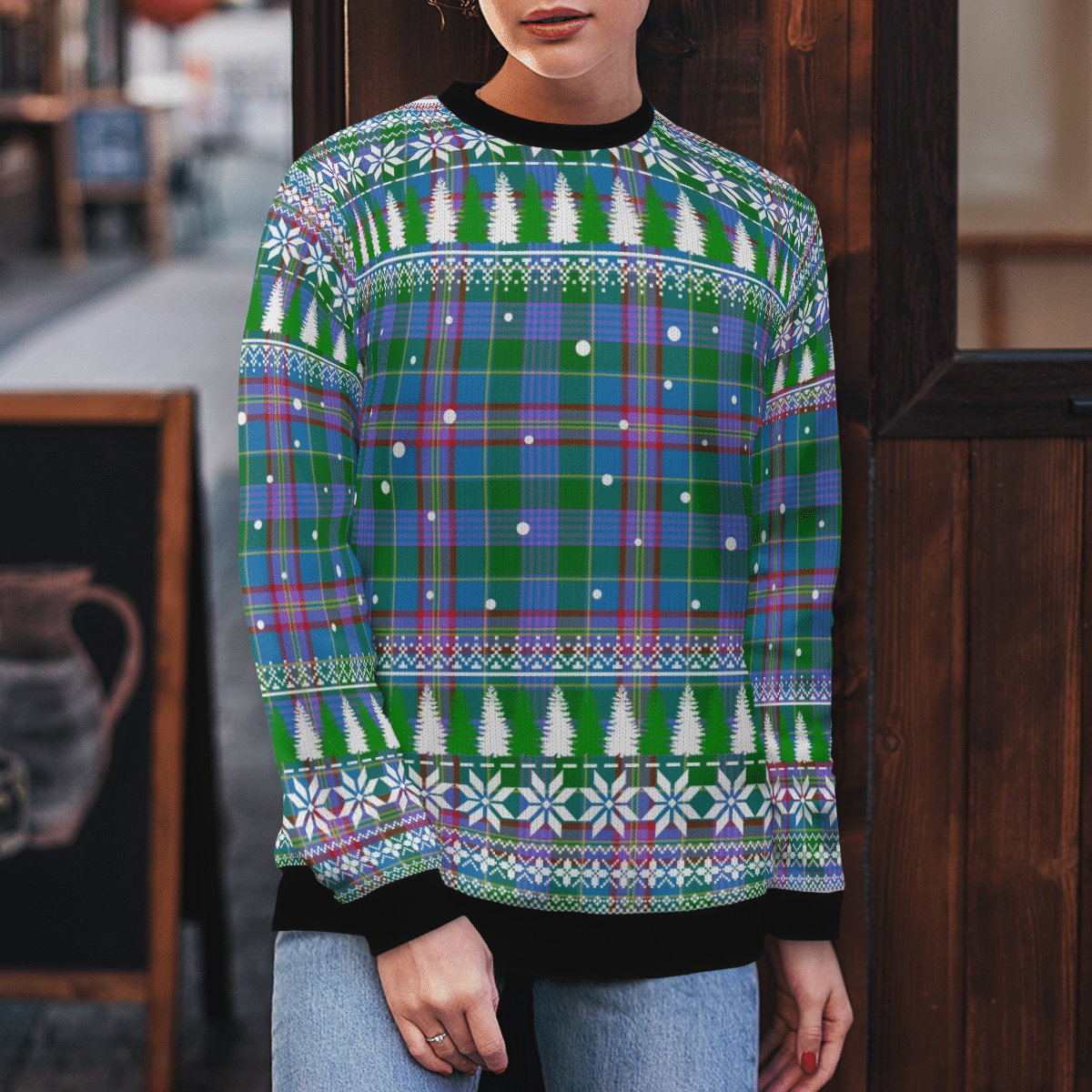 Clan Pitcairn Hunting Tartan Christmas Ugly Sweater NW89 Pitcairn Hunting Tartan Tartan Ugly Sweater   