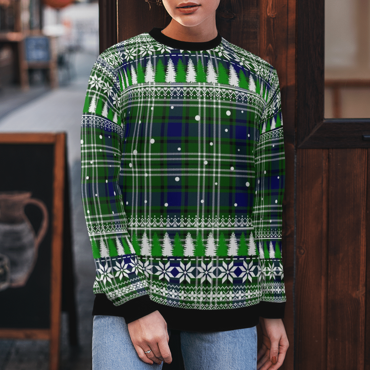 Clan Purves (Tweedside) Tartan Christmas Ugly Sweater GR41 Purves (Tweedside) Tartan Tartan Ugly Sweater   