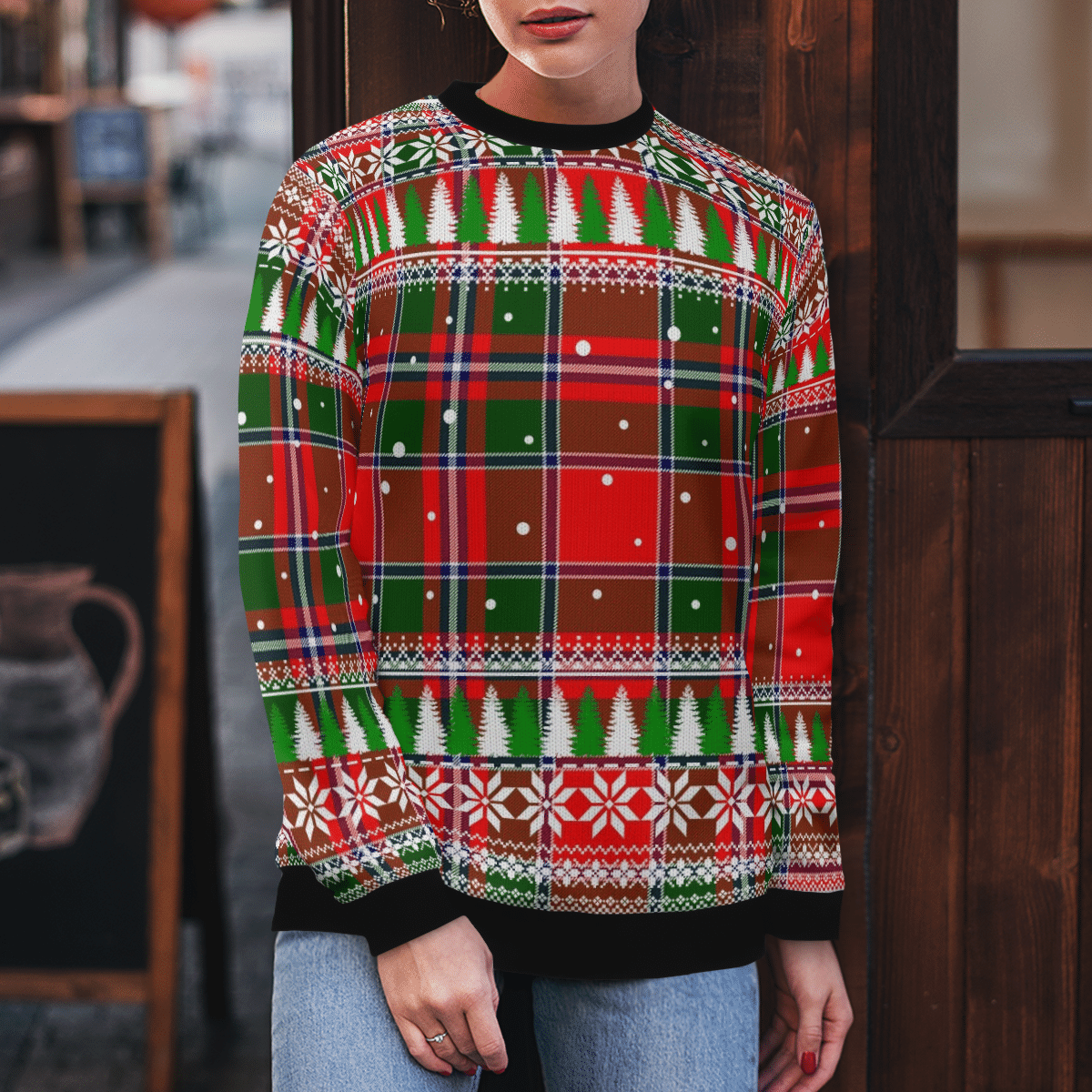 Clan Spens Modern Tartan Christmas Ugly Sweater UW54 Spens Modern Tartan Tartan Ugly Sweater   