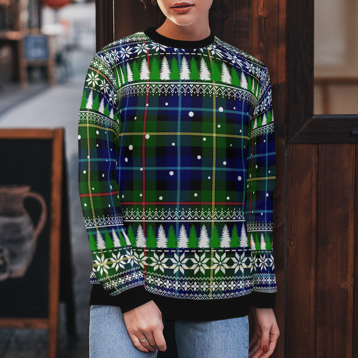 Clan Smith Modern Tartan Christmas Ugly Sweater KV75 Smith Modern Tartan Tartan Ugly Sweater   