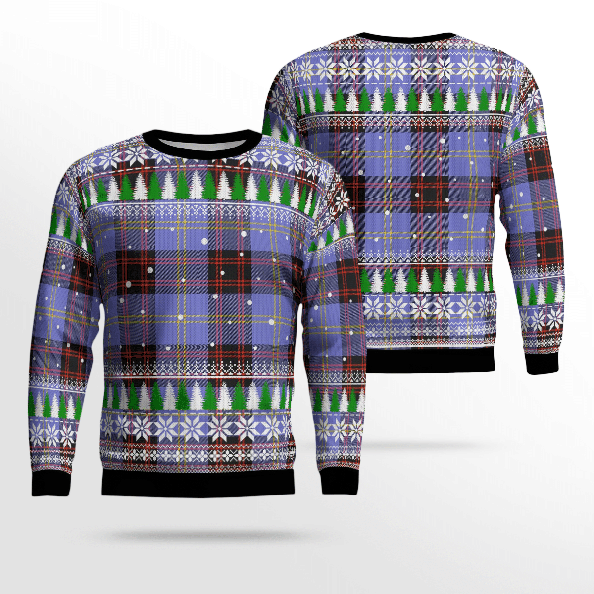 Clan Rutherford Tartan Christmas Ugly Sweater JL16 Rutherford Tartan Tartan Ugly Sweater   