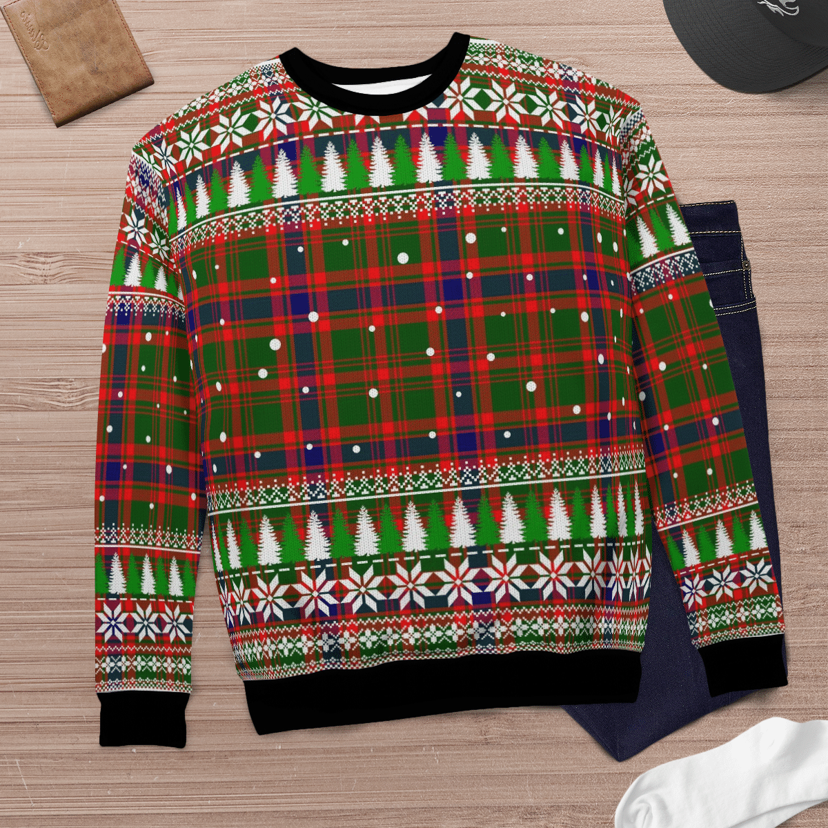 Clan Nithsdale District Tartan Christmas Ugly Sweater KS20 Nithsdale District Tartan Tartan Ugly Sweater   