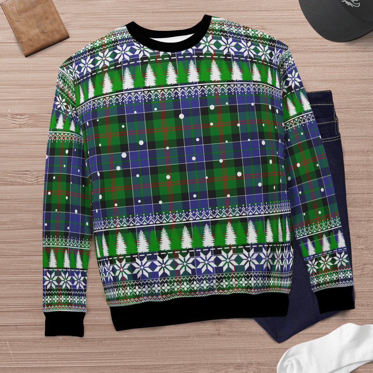 Clan Paterson Tartan Christmas Ugly Sweater JM97 Paterson Tartan Tartan Ugly Sweater   