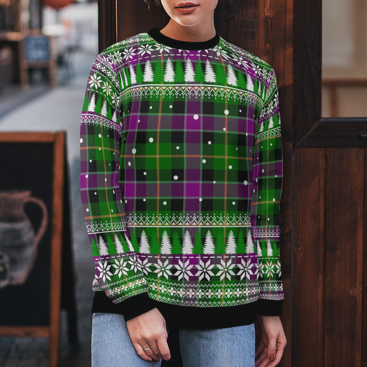 Clan Selkirk Tartan Christmas Ugly Sweater PA26 Selkirk Tartan Tartan Ugly Sweater   