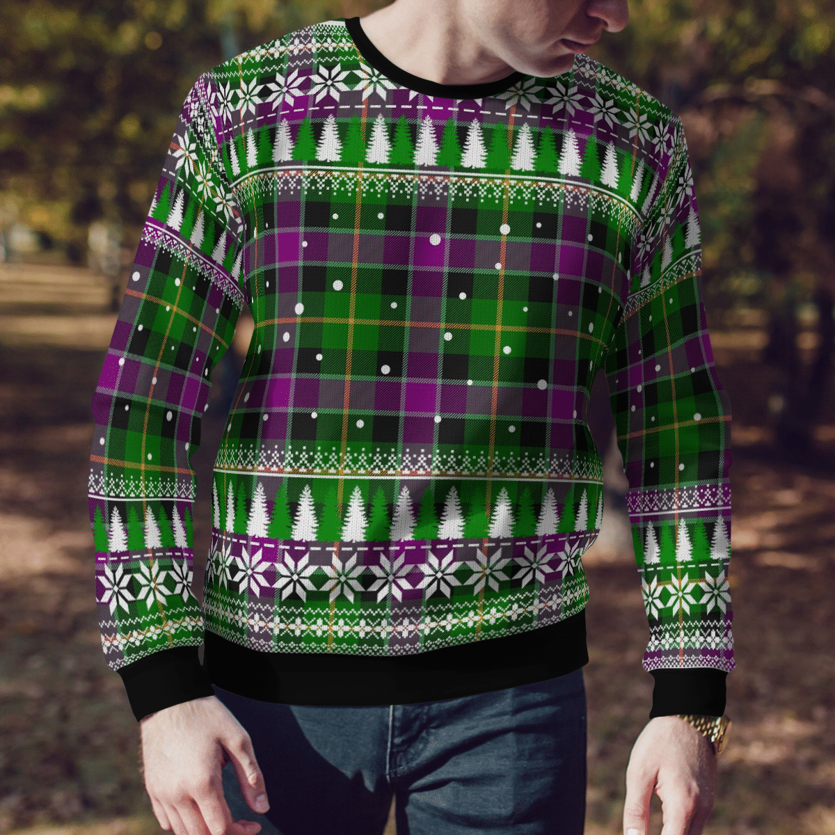 Clan Selkirk Tartan Christmas Ugly Sweater PA26 Selkirk Tartan Tartan Ugly Sweater   