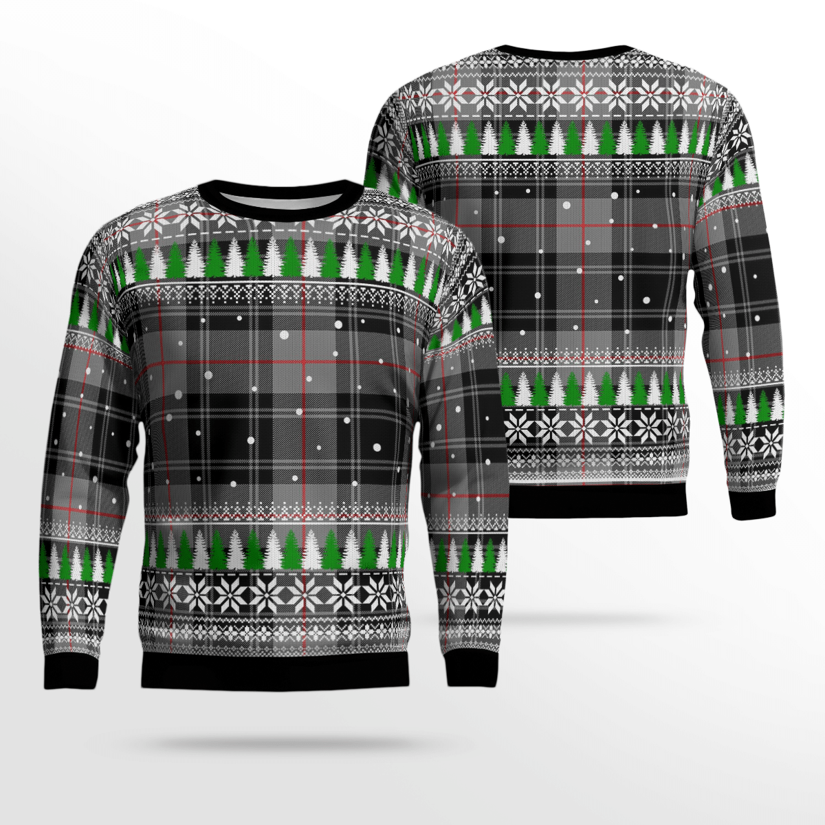 Clan Moffat Modern Tartan Christmas Ugly Sweater RD34 Moffat Modern Tartan Tartan Ugly Sweater   