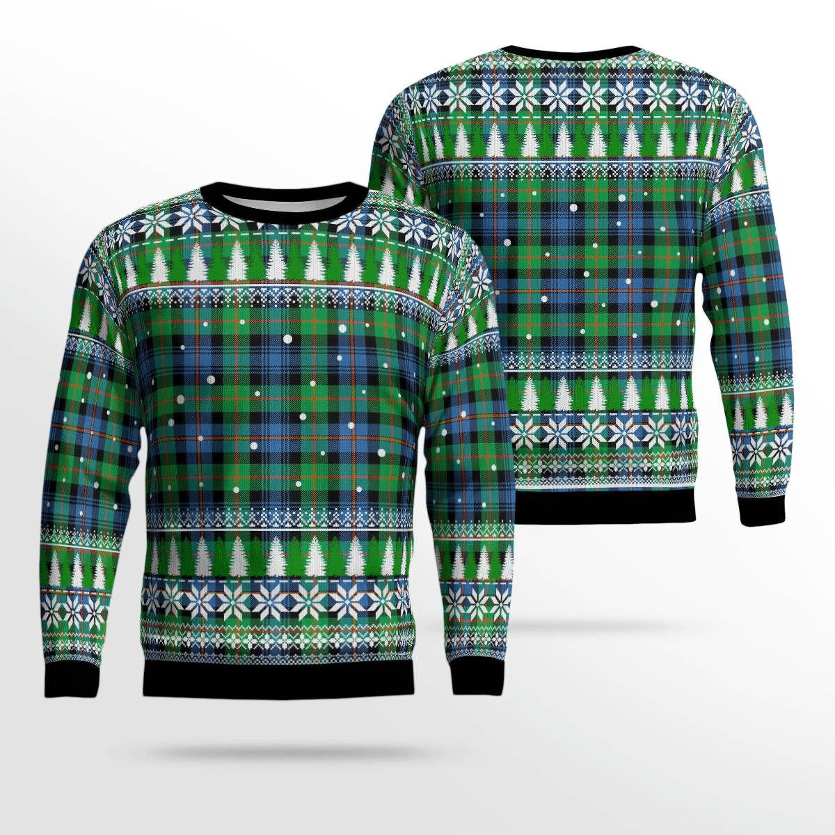 Clan Murray of Atholl Ancient Tartan Christmas Ugly Sweater ZK46 Murray of Atholl Ancient Tartan Tartan Ugly Sweater   