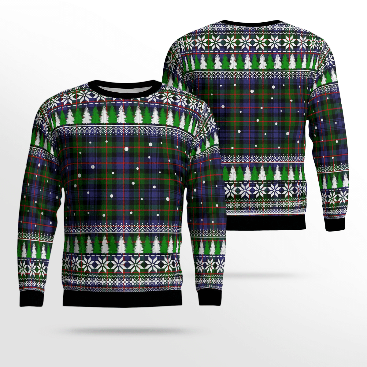 Clan Murray of Atholl Modern Tartan Christmas Ugly Sweater XE49 Murray of Atholl Modern Tartan Tartan Ugly Sweater   