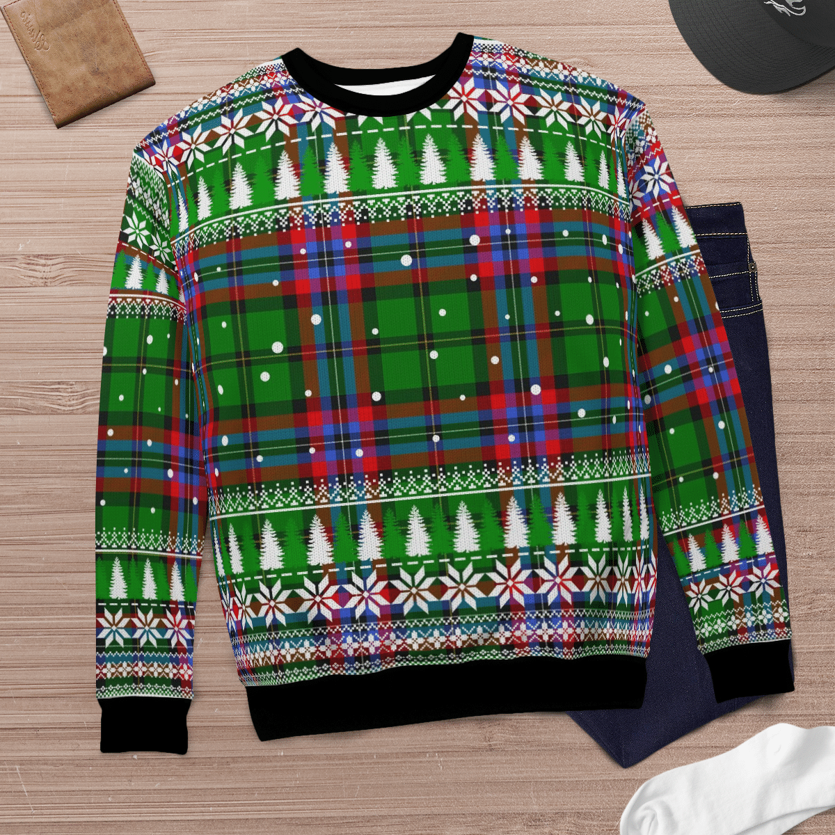 Clan McGeachie Tartan Christmas Ugly Sweater TR32 McGeachie Tartan Tartan Ugly Sweater   