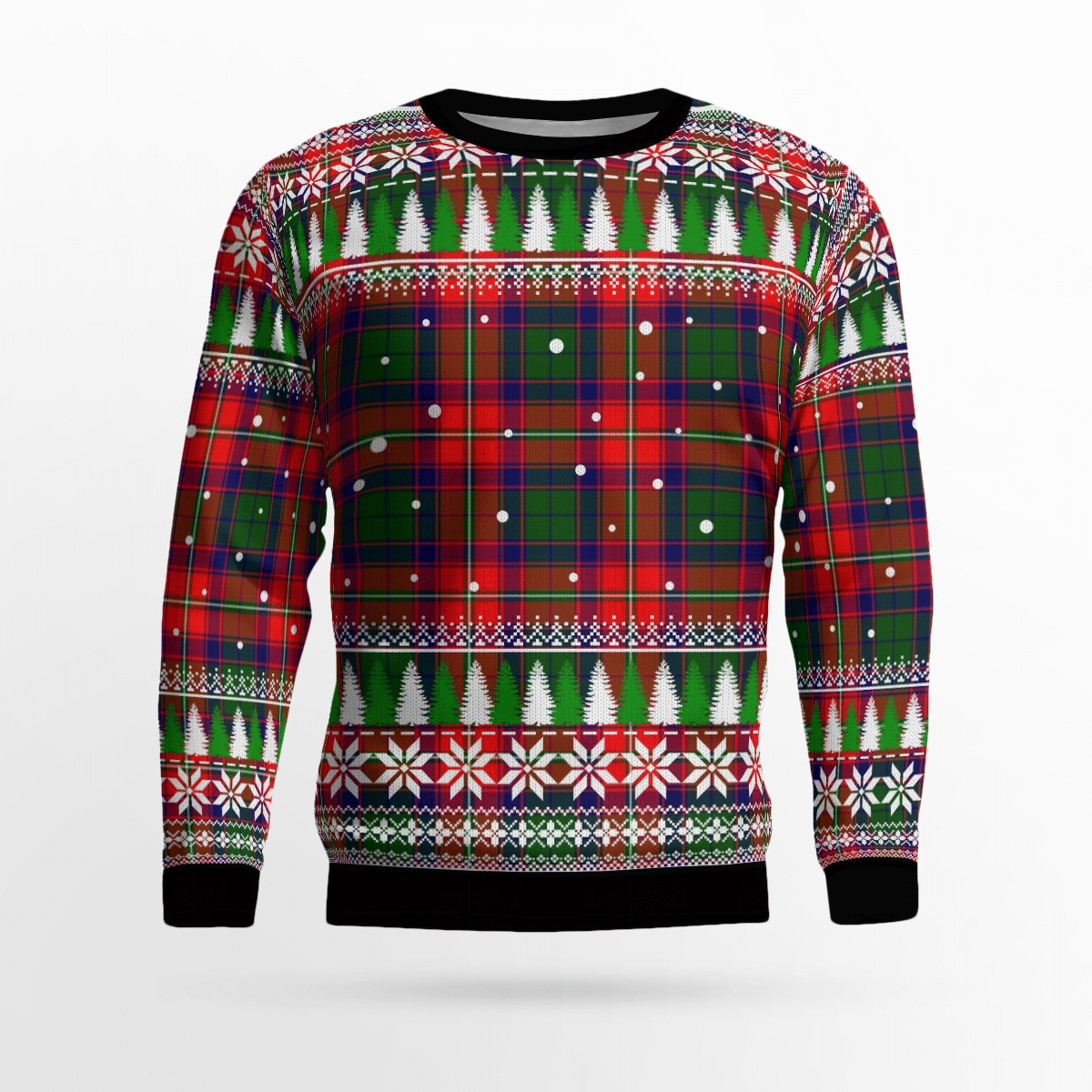 Clan Mow (Roxburgh) Tartan Christmas Ugly Sweater GO12 Mow (Roxburgh) Tartan Tartan Ugly Sweater   