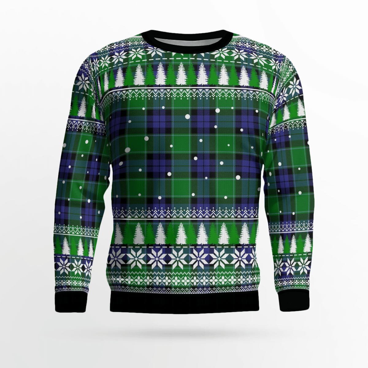 Clan Monteith Tartan Christmas Ugly Sweater HK52 Monteith Tartan Tartan Ugly Sweater   