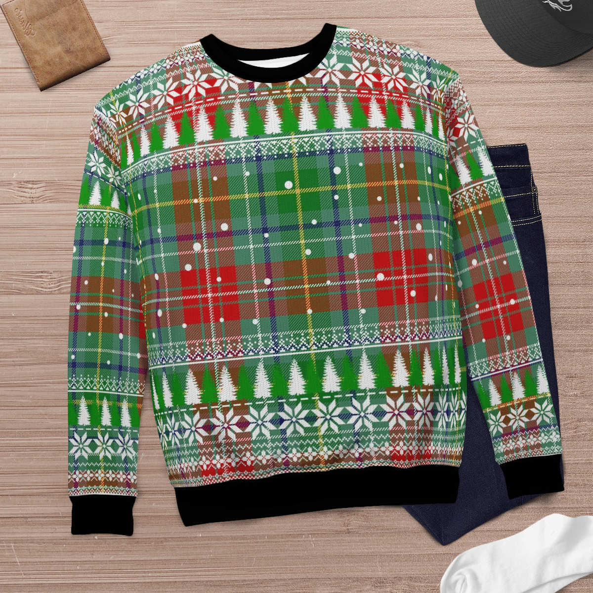 Clan Muirhead Tartan Christmas Ugly Sweater AW52 Muirhead Tartan Tartan Ugly Sweater   