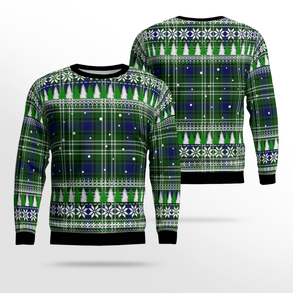 Clan Purves (Tweedside) Tartan Christmas Ugly Sweater IB48 Purves (Tweedside) Tartan Tartan Ugly Sweater   