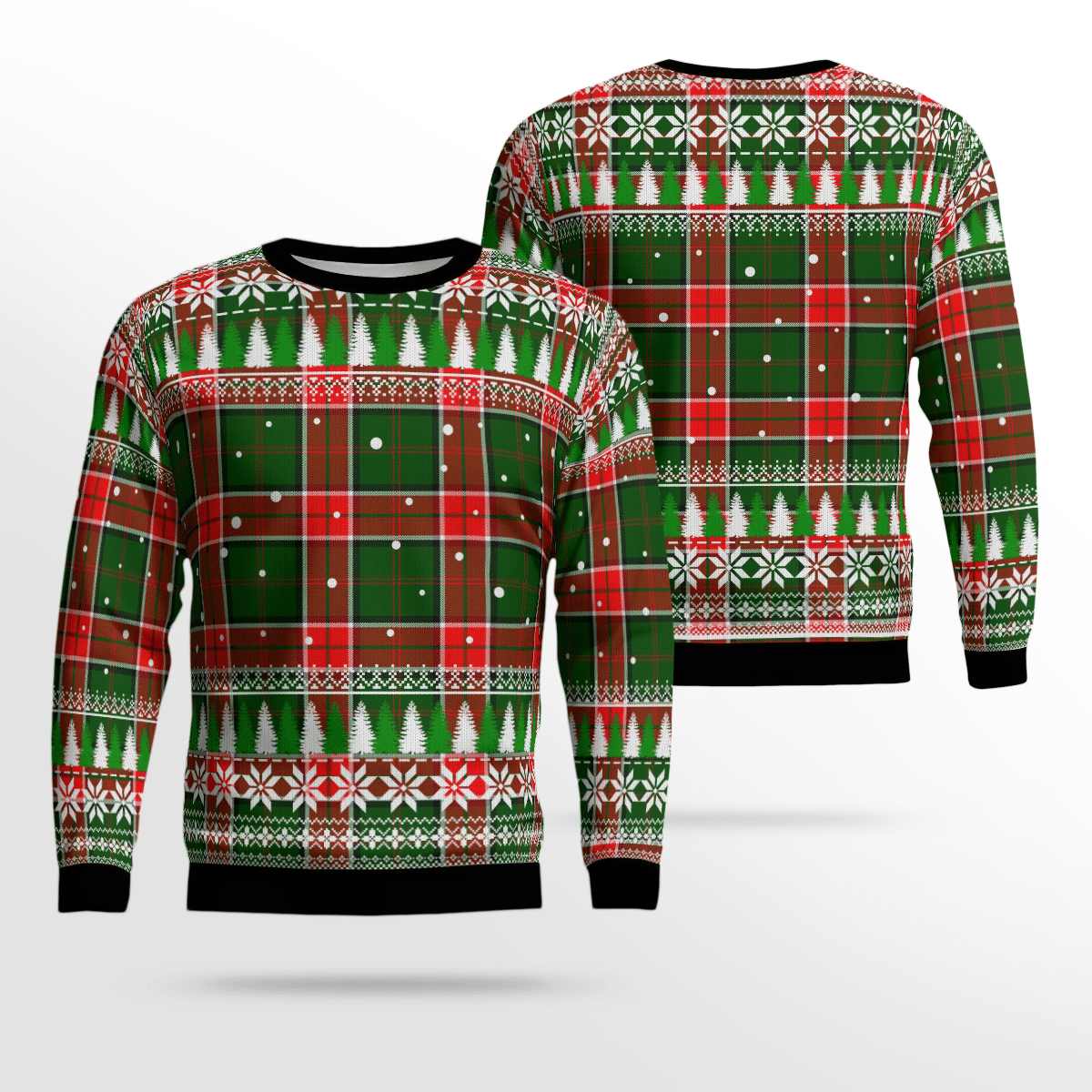 Clan Pollock Modern Tartan Christmas Ugly Sweater VY82 Pollock Modern Tartan Tartan Ugly Sweater   