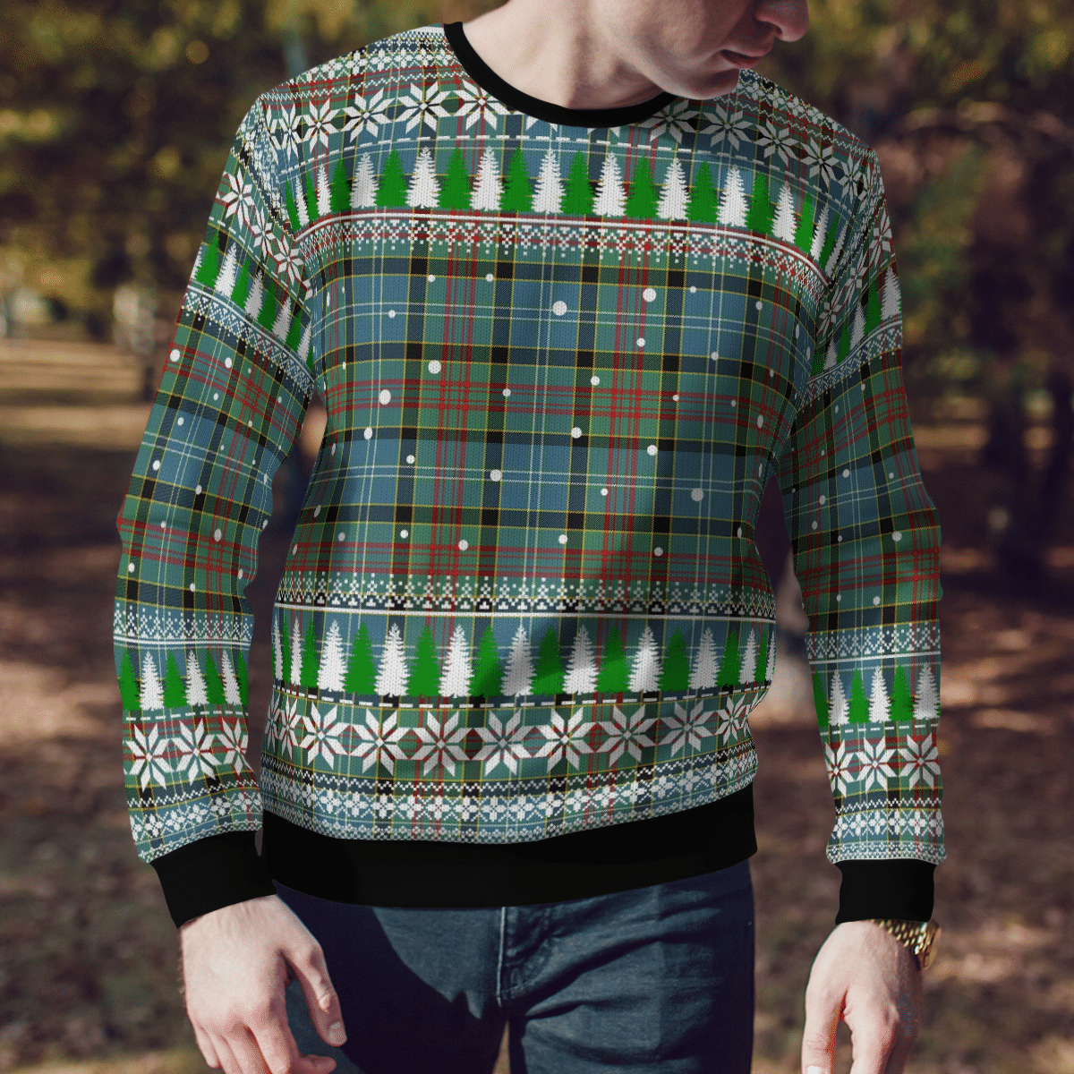 Clan Paisley District Tartan Christmas Ugly Sweater YZ80 Paisley District Tartan Tartan Ugly Sweater   