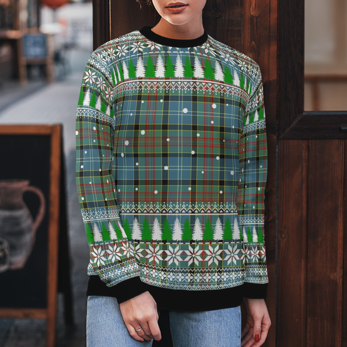 Clan Paisley District Tartan Christmas Ugly Sweater YZ80 Paisley District Tartan Tartan Ugly Sweater   