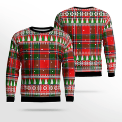 Clan Spens Modern Tartan Christmas Ugly Sweater KF81 Spens Modern Tartan Tartan Ugly Sweater   