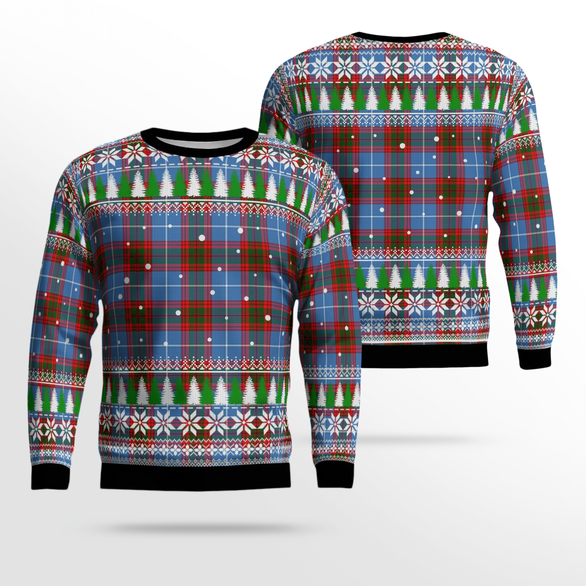 Clan Trotter Tartan Christmas Ugly Sweater JT65 Trotter Tartan Tartan Ugly Sweater   