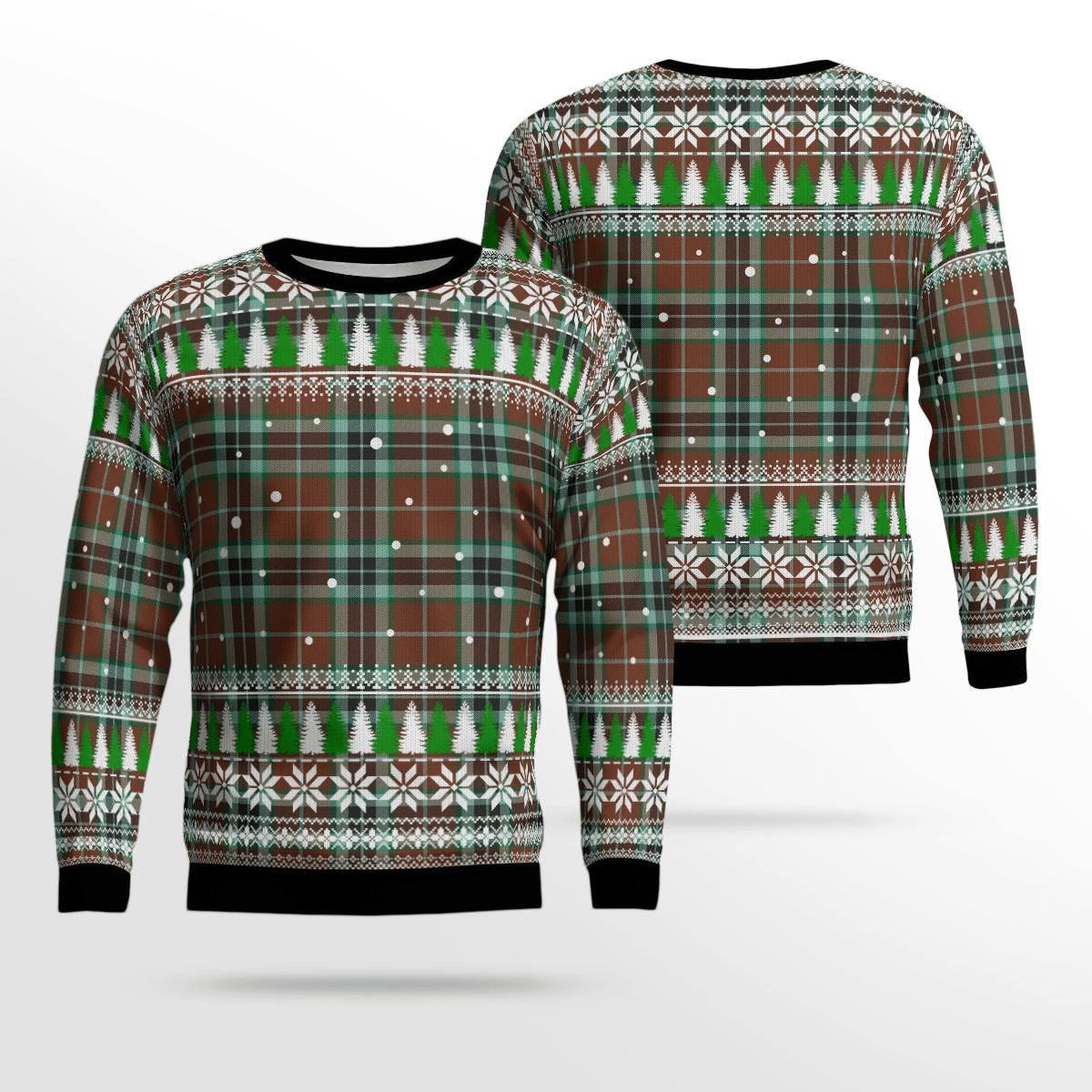 Clan Thomson Hunting Modern Tartan Christmas Ugly Sweater XT55 Thomson Hunting Modern Tartan Tartan Ugly Sweater   