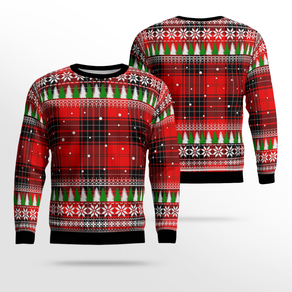 Clan Wemyss Modern Tartan Christmas Ugly Sweater PE28 Wemyss Modern Tartan Tartan Ugly Sweater   