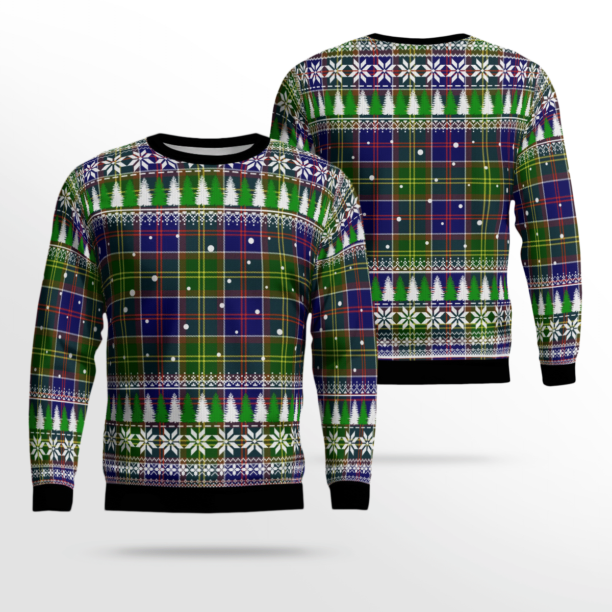 Clan Whitefoord Tartan Christmas Ugly Sweater DV65 Whitefoord Tartan Tartan Ugly Sweater   